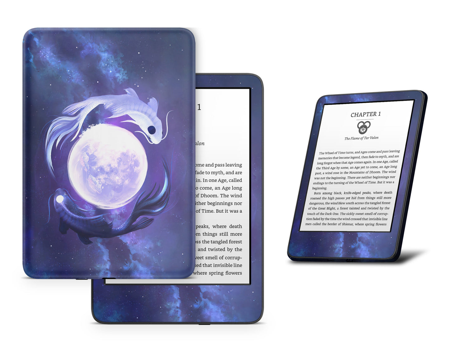 Lux Skins Kindle Fantasy Koi Kindle Gen 8 Skins - Art Artwork Skin