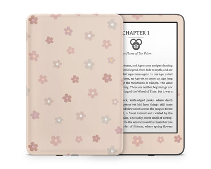 Lux Skins Kindle Ceramic Rose Pink Daisy€š  Kindle Gen 11 Skins - Art Floral Skin