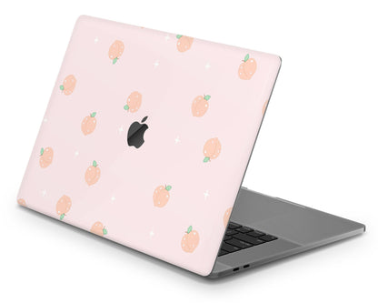 Lux Skins MacBook Cute Soft Peach Pattern Pro 16" (A2141) Skins - Art Fruits Skin