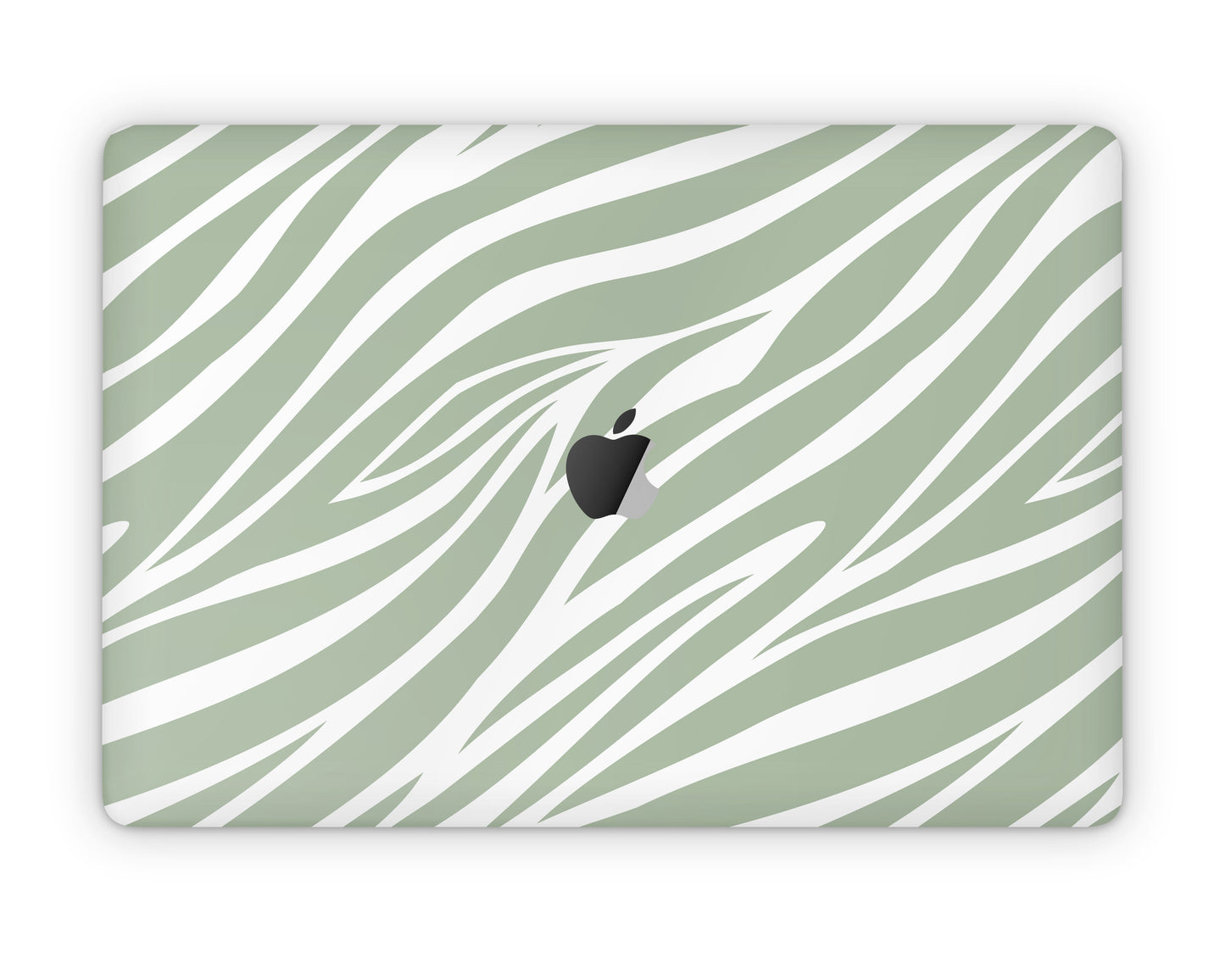 Lux Skins MacBook Zebra Print Sage Pro 15" (A1707/1990) Skins - Art Animal Skin