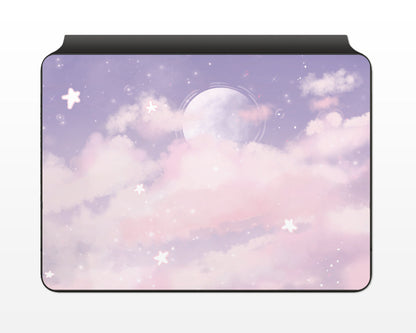 Lux Skins Magic Keyboard Purple Clouds iPad Air Skins - Art Clouds Skin