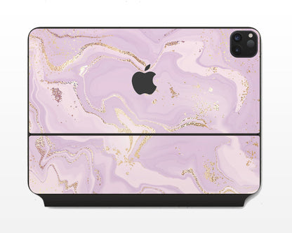 Lux Skins Magic Keyboard Ethereal Lavender Marble iPad Pro 11" Skins - Pattern Marble Skin