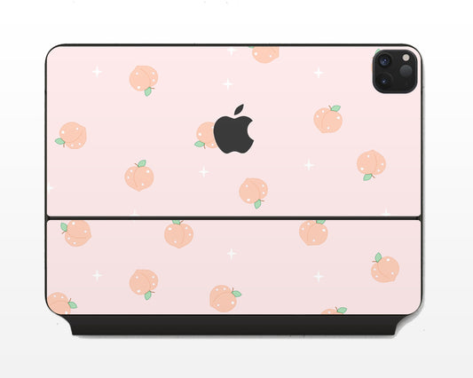 Lux Skins Magic Keyboard Soft Pastel Peaches iPad Pro 11" Skins - Pattern Fruits Skin