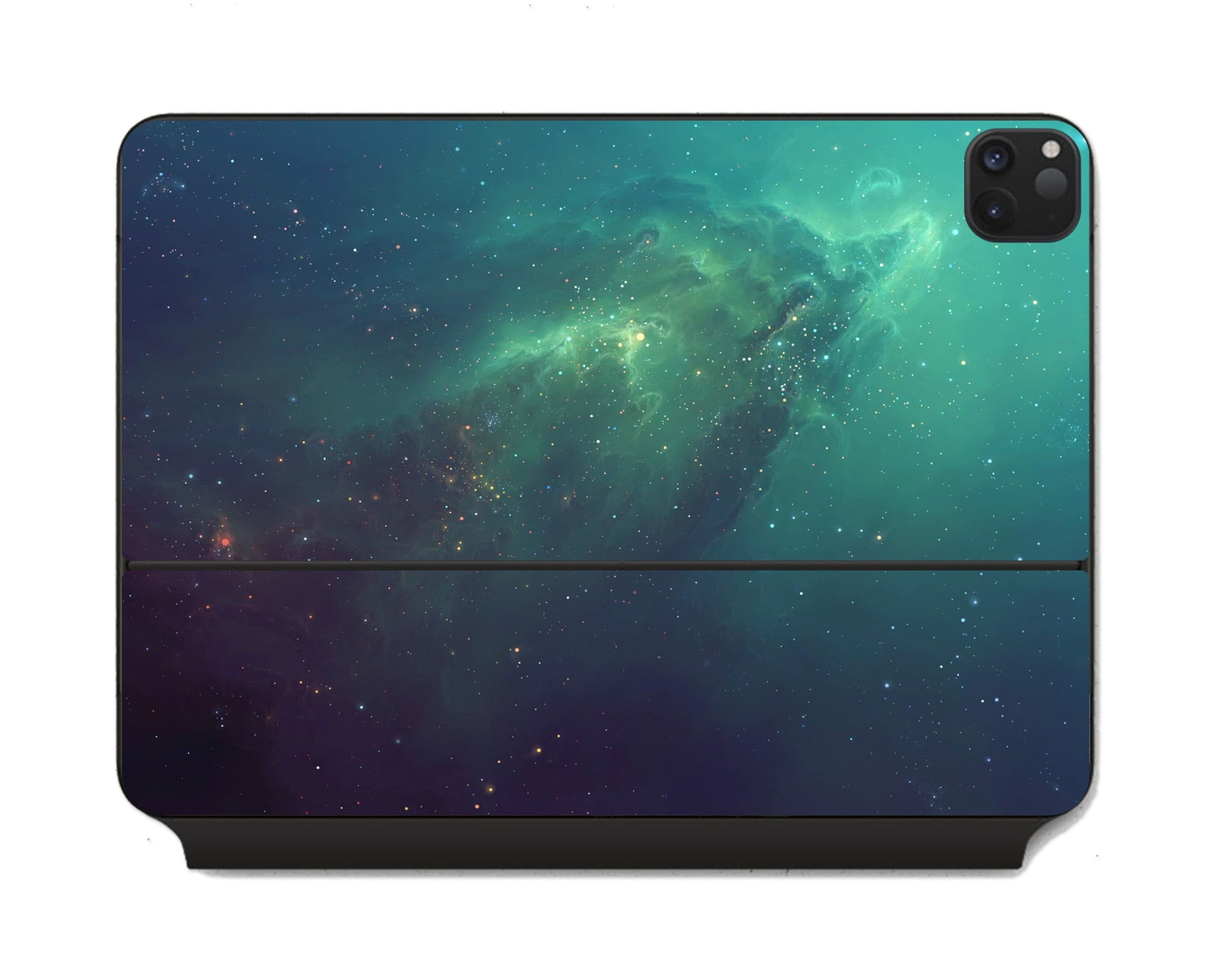 Lux Skins Magic Keyboard Green Stardust Galaxy iPad Pro 11" Skins - Galaxy Artwork Skin