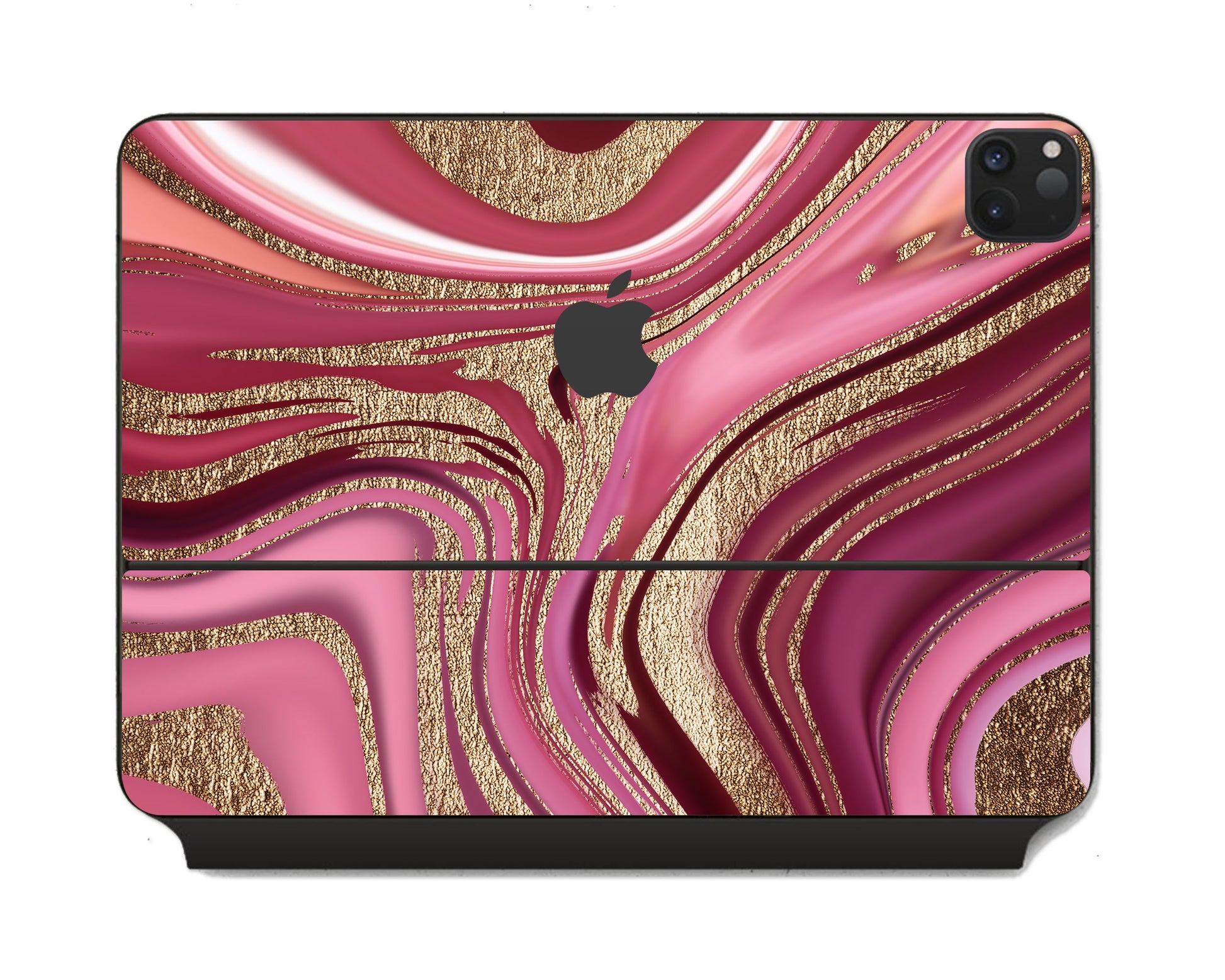 Lux Skins Magic Keyboard Ethereal Pink Gold Marble iPad Pro 11" Skins - Pattern Marble Skin