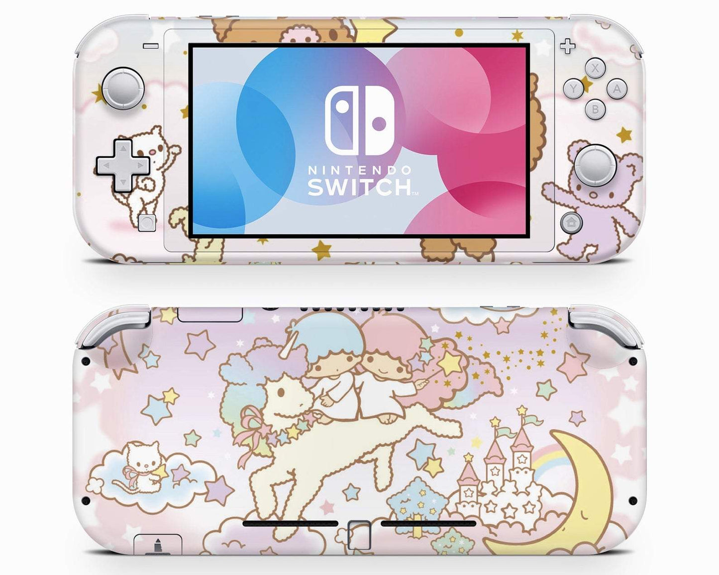 Lux Skins Nintendo Switch Lite My Little Twin Star Pony Full Set Skins - Pop culture My Little Twin Star Skin