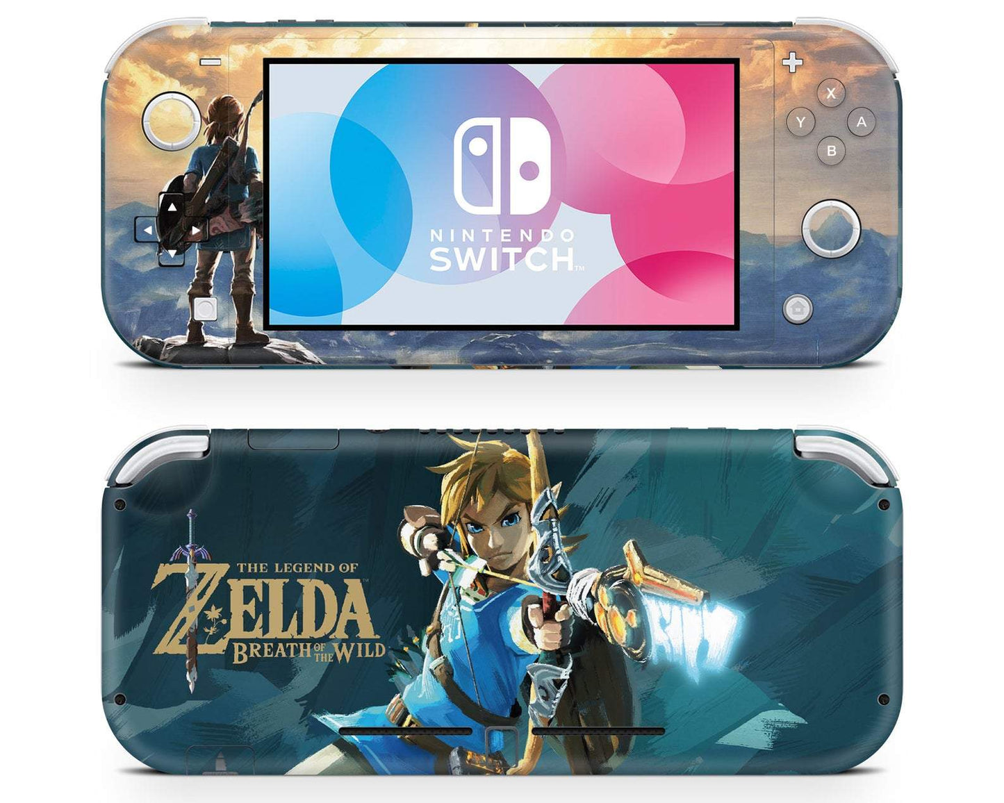 Lux Skins Nintendo Switch Lite Zelda Breathe of the Wild Full Set Skins - Pop culture Zelda Skin