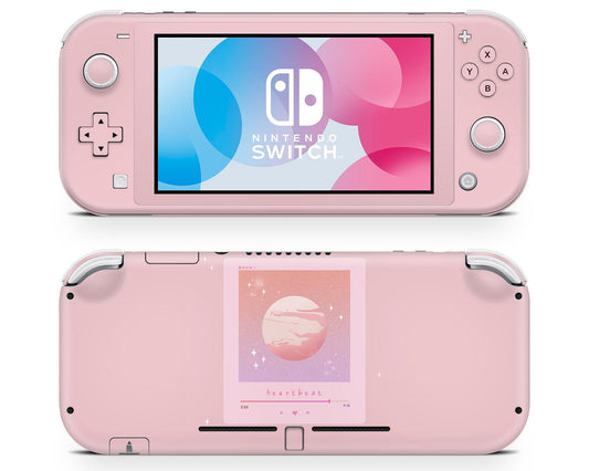 Lux Skins Nintendo Switch Lite BTS Heartbeat Full Set Skins - Pop culture BTS Skin