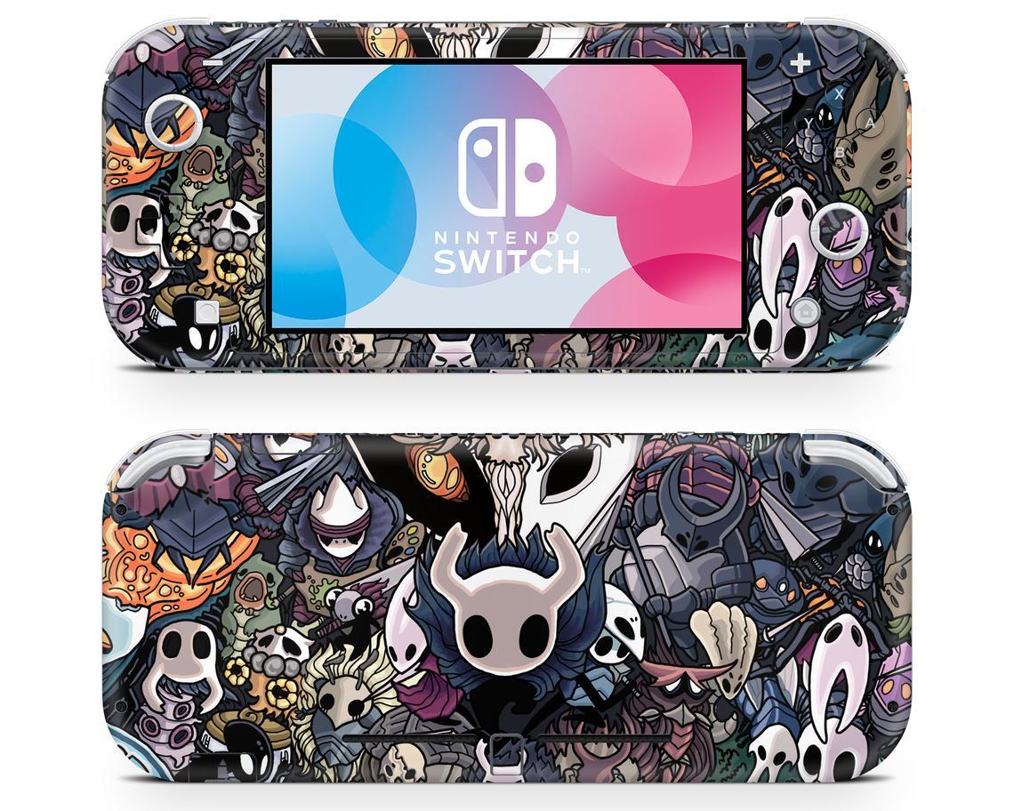 Lux Skins Nintendo Switch Lite Hollow Knight Pattern Full Set Skins - Pop culture Hollow Knight Skin