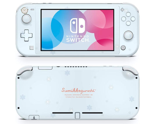 Lux Skins Nintendo Switch Lite Sumikko Gurashi Ice Blue Full Set Skins - Pop culture Sumikko Gurashi Skin