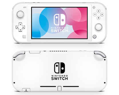 Avalanche White Nintendo Switch Lite Skin