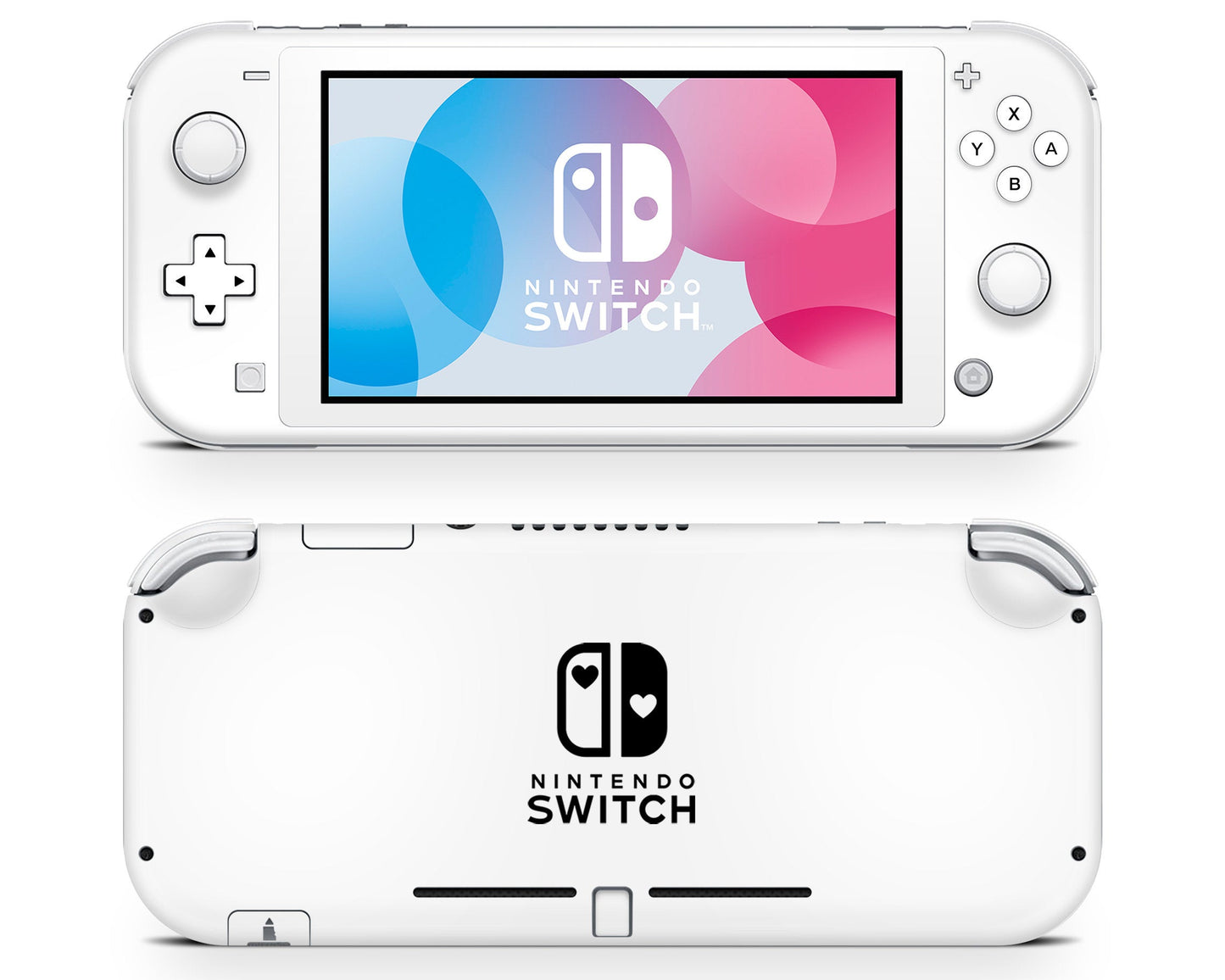 Avalanche White Nintendo Switch Lite Skin