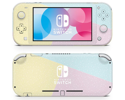 Retro Colorwave Dots Nintendo Switch Lite Skin