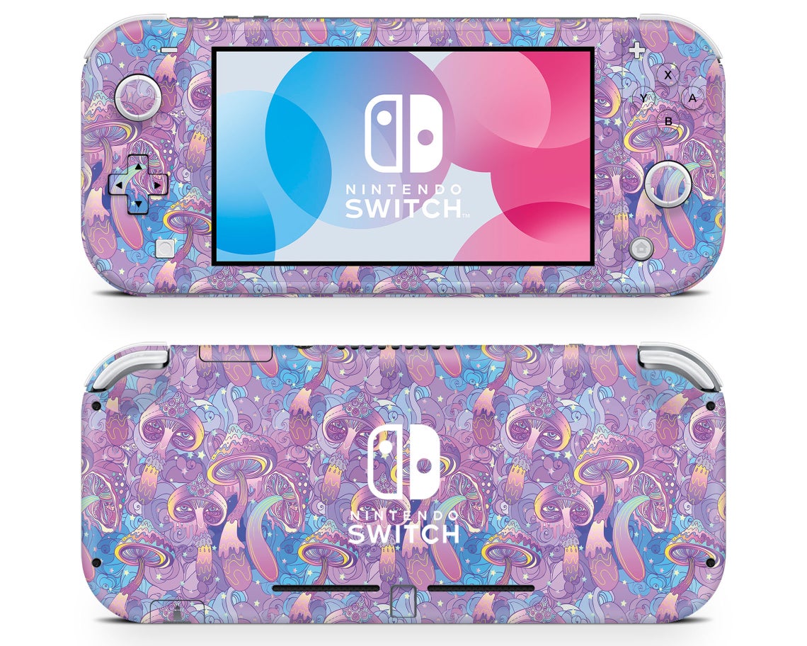 Psychedelic Mushroom Nintendo Switch Lite Skin