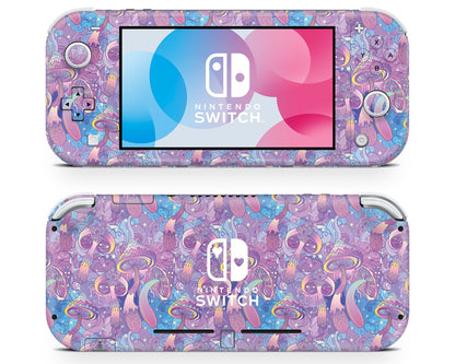 Psychedelic Mushroom Nintendo Switch Lite Skin