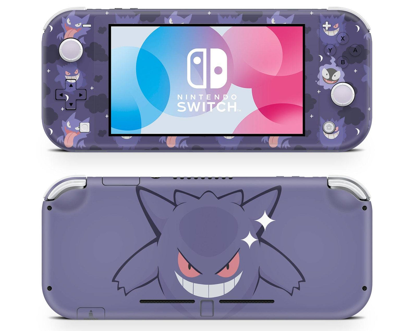 Lux Skins Nintendo Switch Lite Pokemon Gengar Evolution Full Set Skins - Pop culture Pokemon Skin