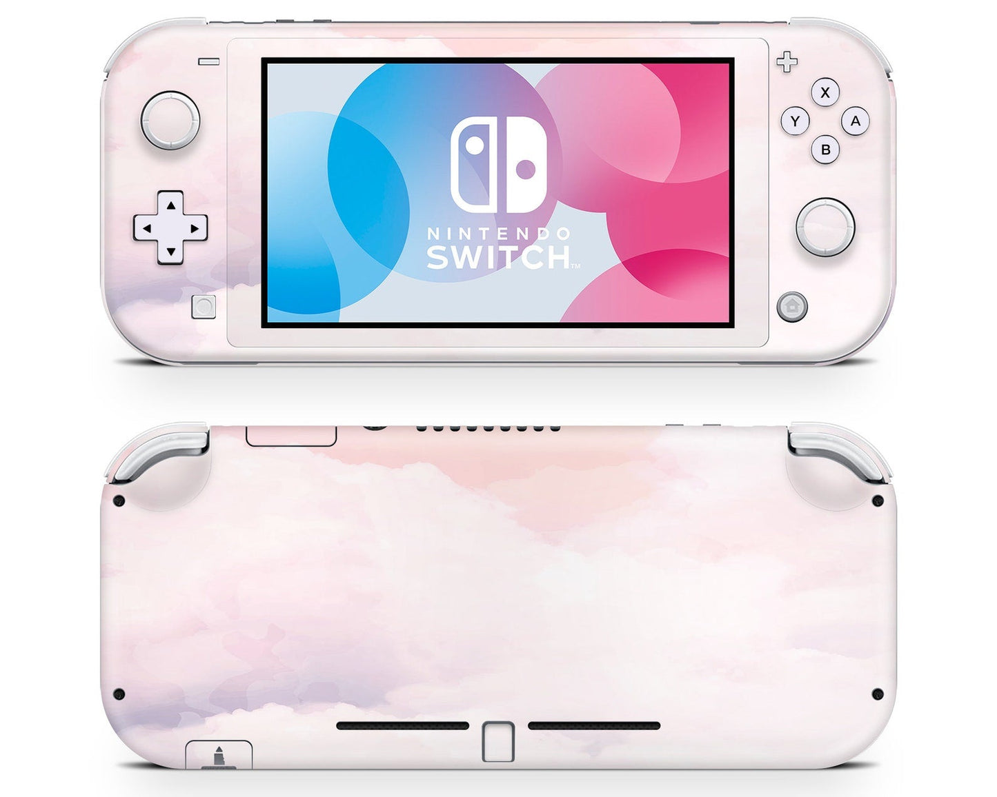 Lux Skins Nintendo Switch Lite Hazy Sky Dreamy Clouds Classic no logo Skins - Art Clouds Skin