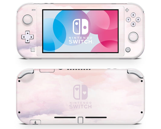 Hazy Sky Dreamy Clouds Nintendo Switch Lite Skin