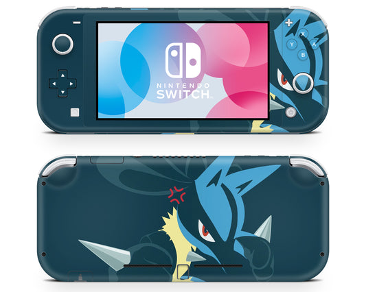 Pokemon Lucario Nintendo Switch Lite Skin