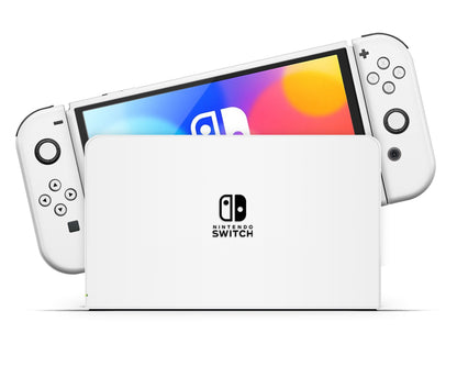 Pure White Nintendo Switch OLED Skin