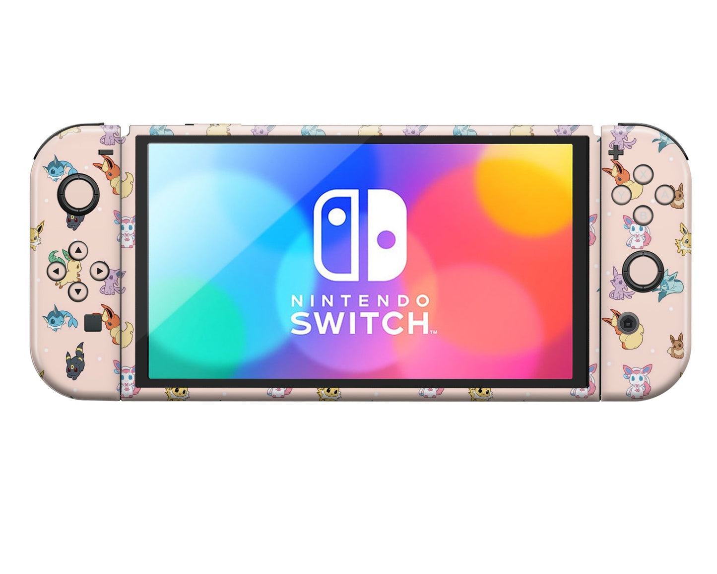 Lux Skins Nintendo Switch OLED Pokemon Eevee Evolution Full Set Skins - Pop culture Pokemon Skin