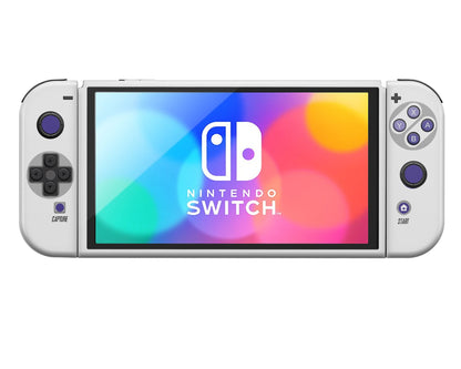 Lux Skins Nintendo Switch OLED Retro SNES Full Set Skins - Pop culture Retro Skin