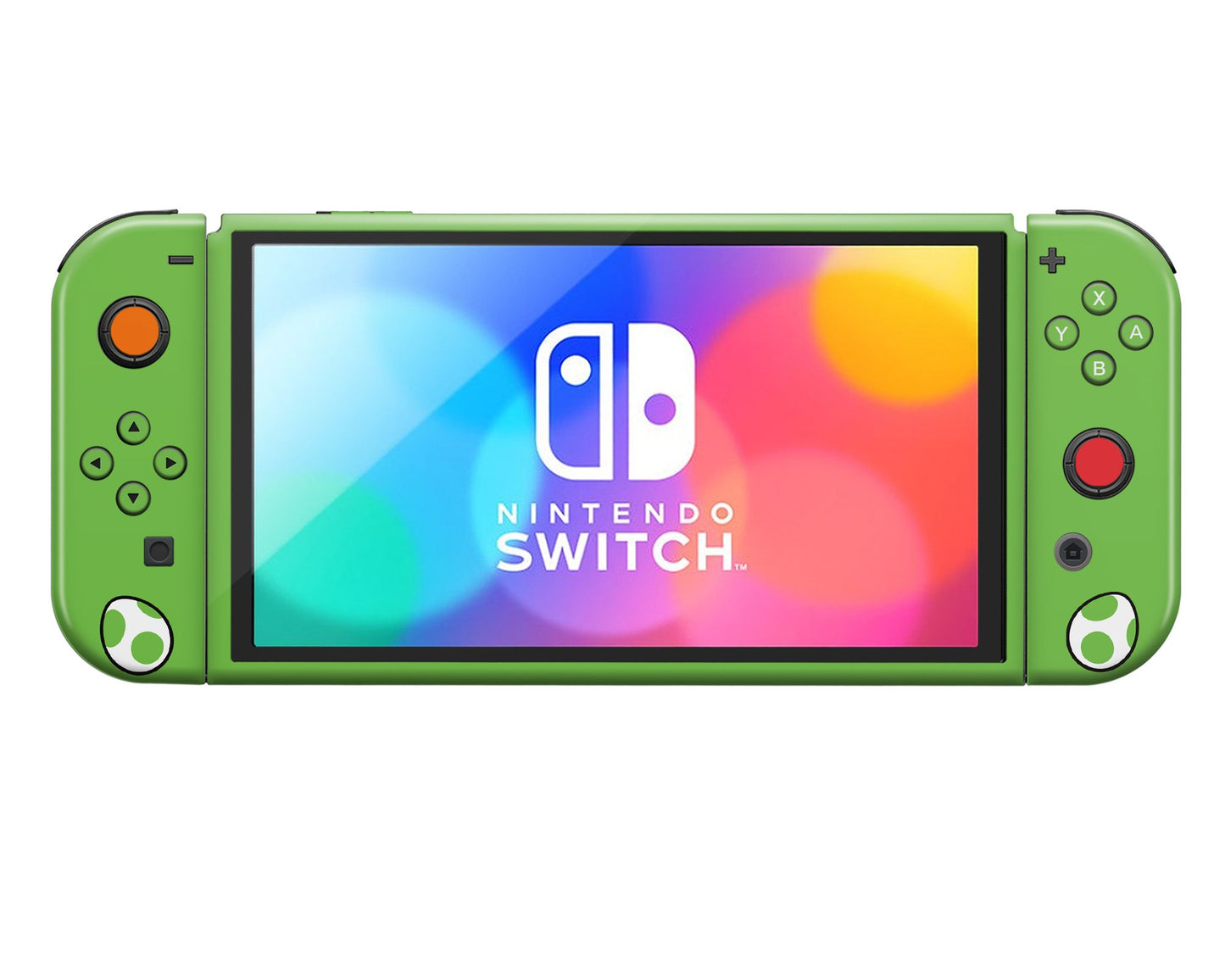 Lux Skins Nintendo Switch OLED Yoshi Minimalist Full Set Skins - Pop Culture Mario Skin