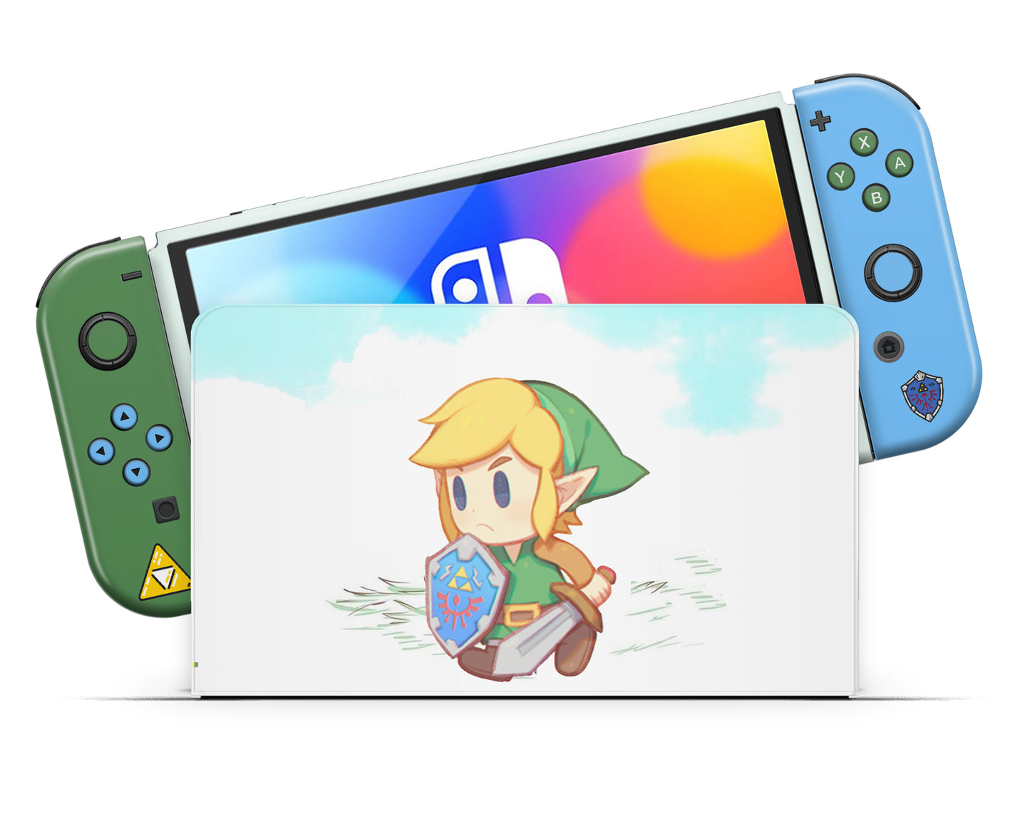 Legend of Zelda Chibi Nintendo Switch OLED Skin