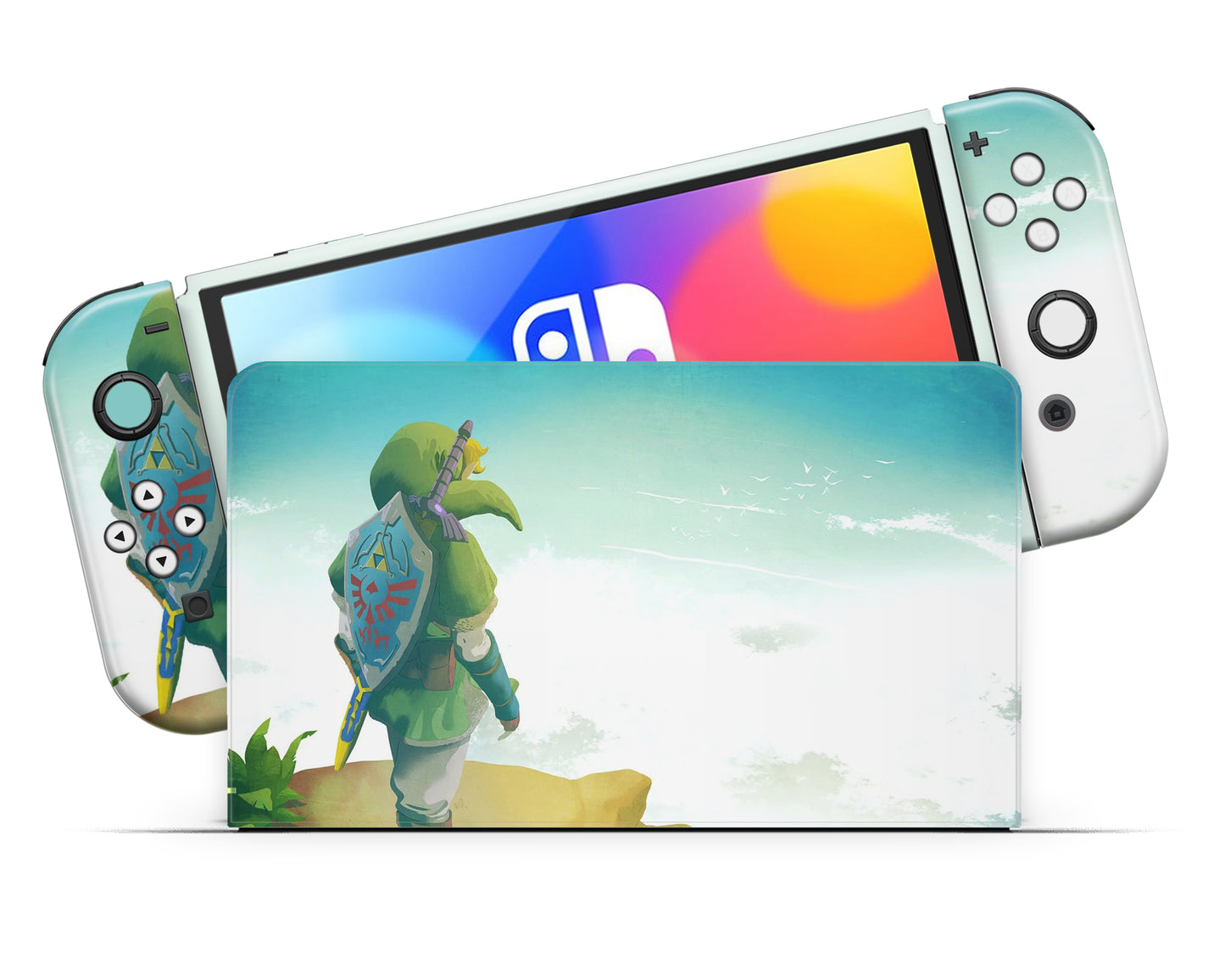 Legend of Zelda Minimalist Nintendo Switch OLED Skin