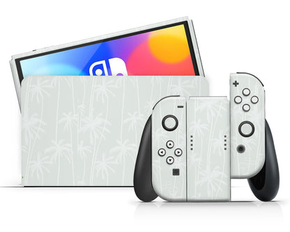 Lux Skins Nintendo Switch OLED Sage Palm Tree Classic no logo Skins - Art Floral Skin