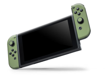 Matcha Retro Hearts Nintendo Switch OLED Skin