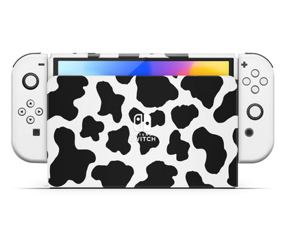 Cow Print Nintendo Switch OLED Skin