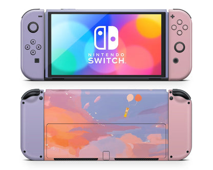 Hazy Sunset Nintendo Switch OLED Skin