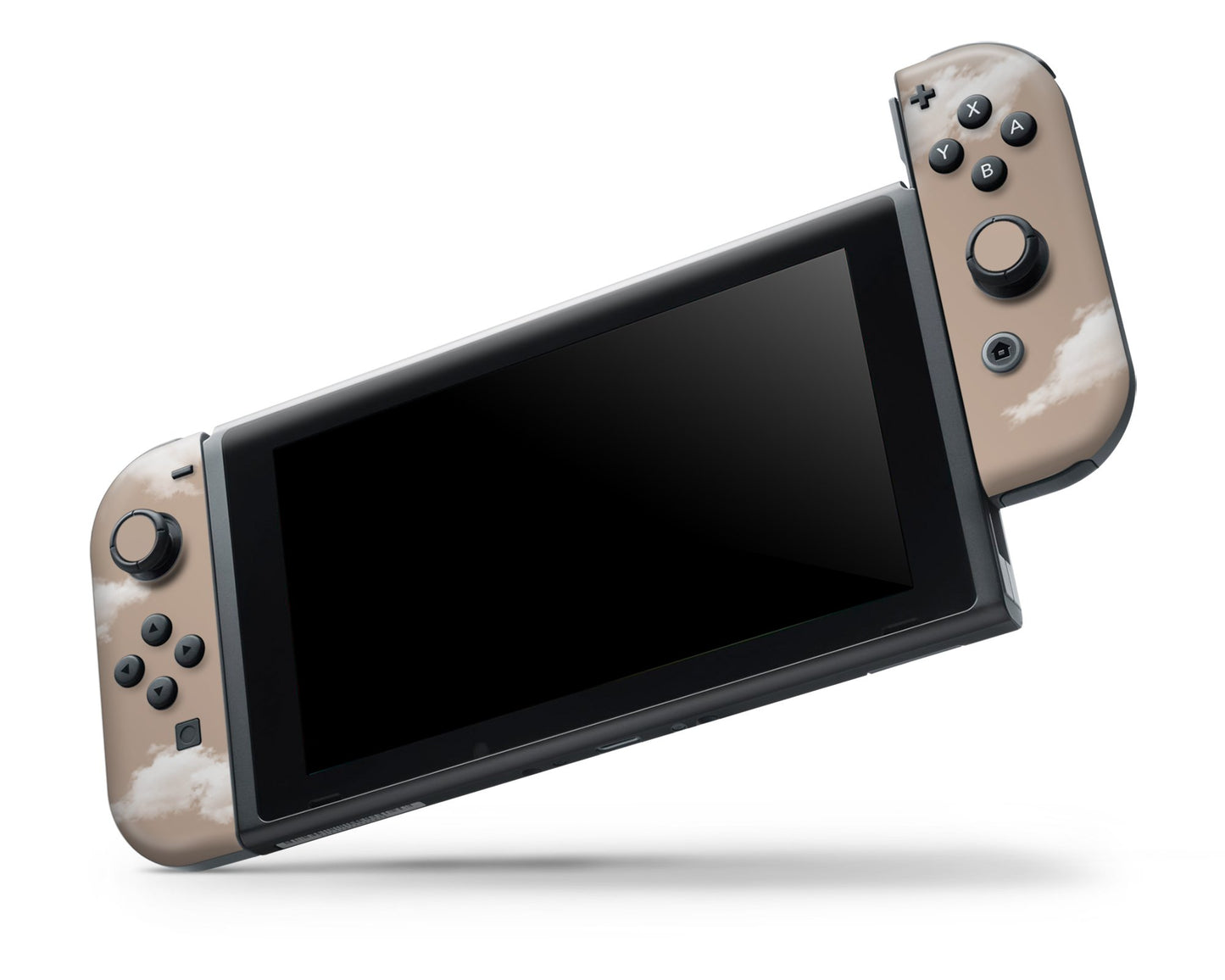 Beige Clouds Nintendo Switch OLED Skin