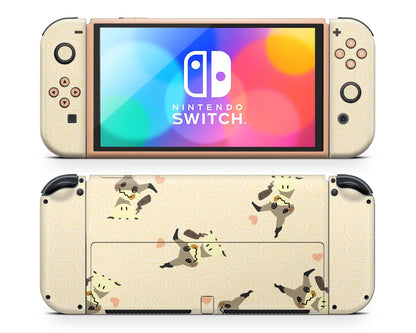 Lux Skins Nintendo Switch OLED Pokemon Mimikyu Full Set Skins - Pop culture Pokemon Skin