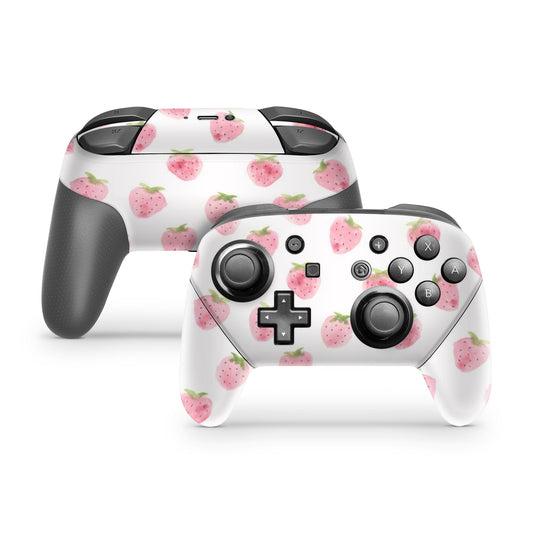 Lux Skins Nintendo Switch Pro Strawberry Pattern CuteSkins - Pattern Fruits Skin