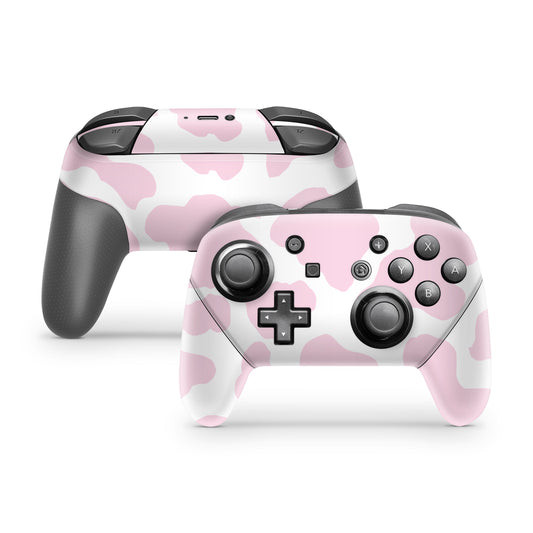 Lux Skins Nintendo Switch Pro Strawberry Milk Cow PrintSkins - Art Animals Skin