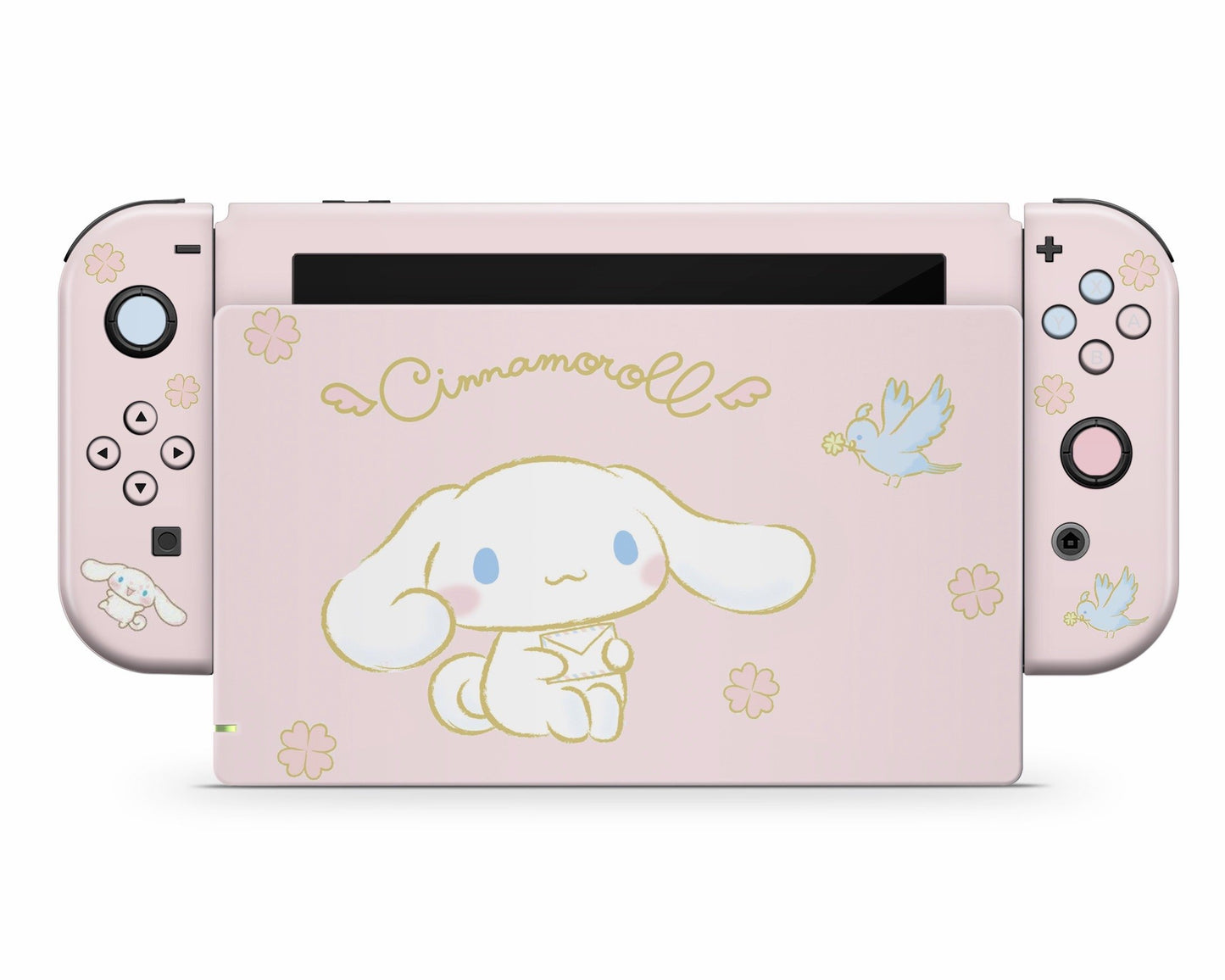 Lux Skins Nintendo Switch Cinnamoroll Baby Pink Full Set Skins - Pop culture Cinnamoroll Skin