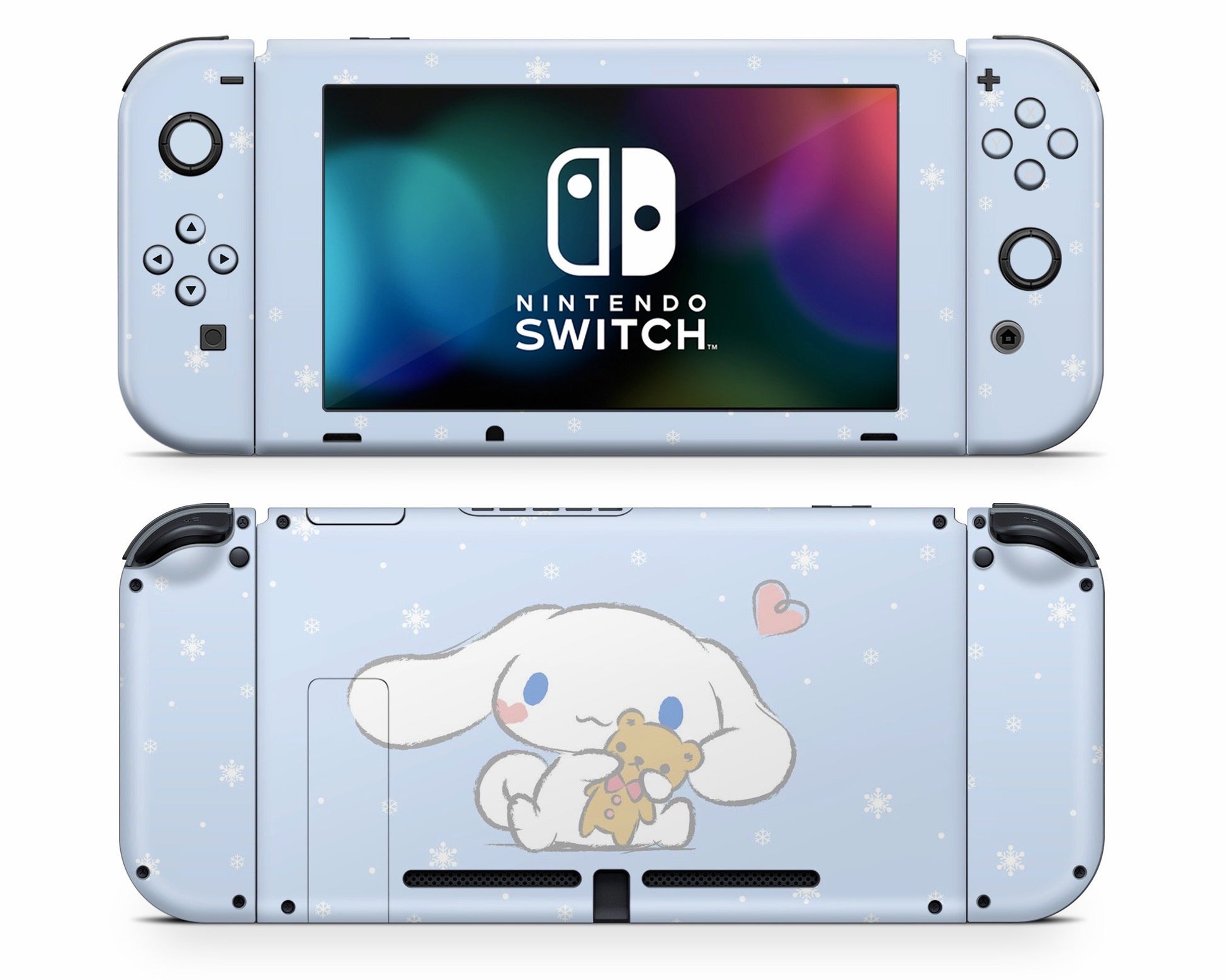 Lux Skins Nintendo Switch Cinnamoroll Baby Blue Full Set Skins - Pop culture Cinnamoroll Skin