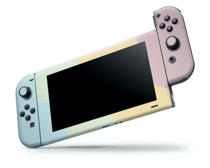 Lux Skins Nintendo Switch Retro Waves Classic no logo Skins - Solid Colours Colour Blocking Skin