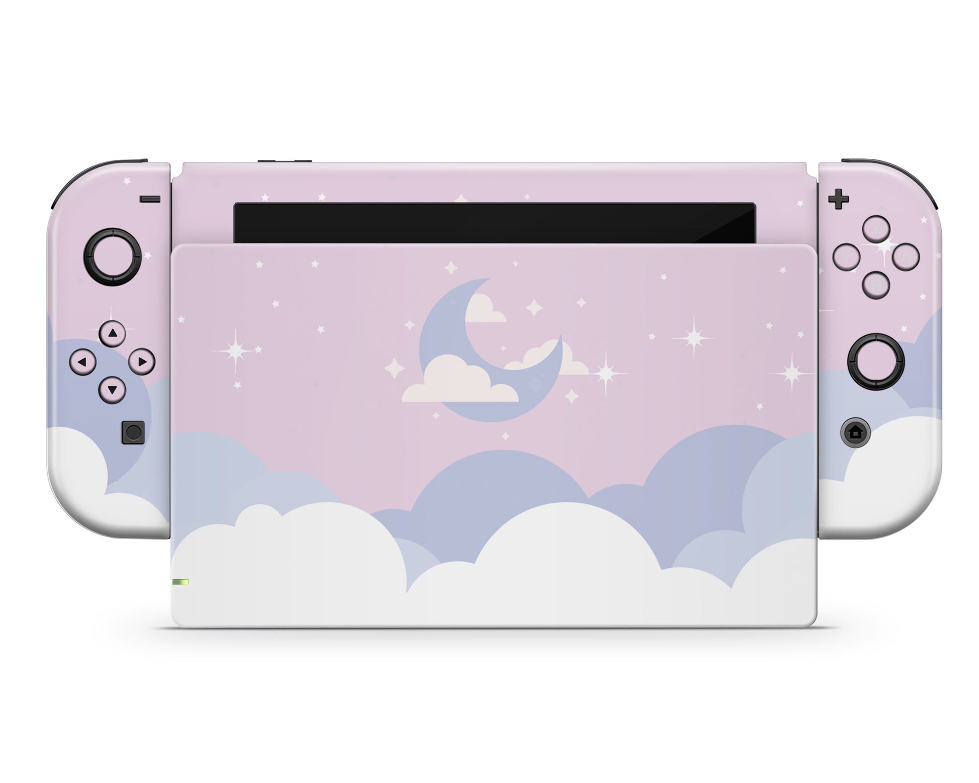 Lux Skins Nintendo Switch Dreamy Pastel Purple Clouds Classic no logo Skins - Art Clouds Skin