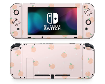 Lux Skins Nintendo Switch Soft Pastel Peaches Classic no logo Skins - Pattern Fruits Skin