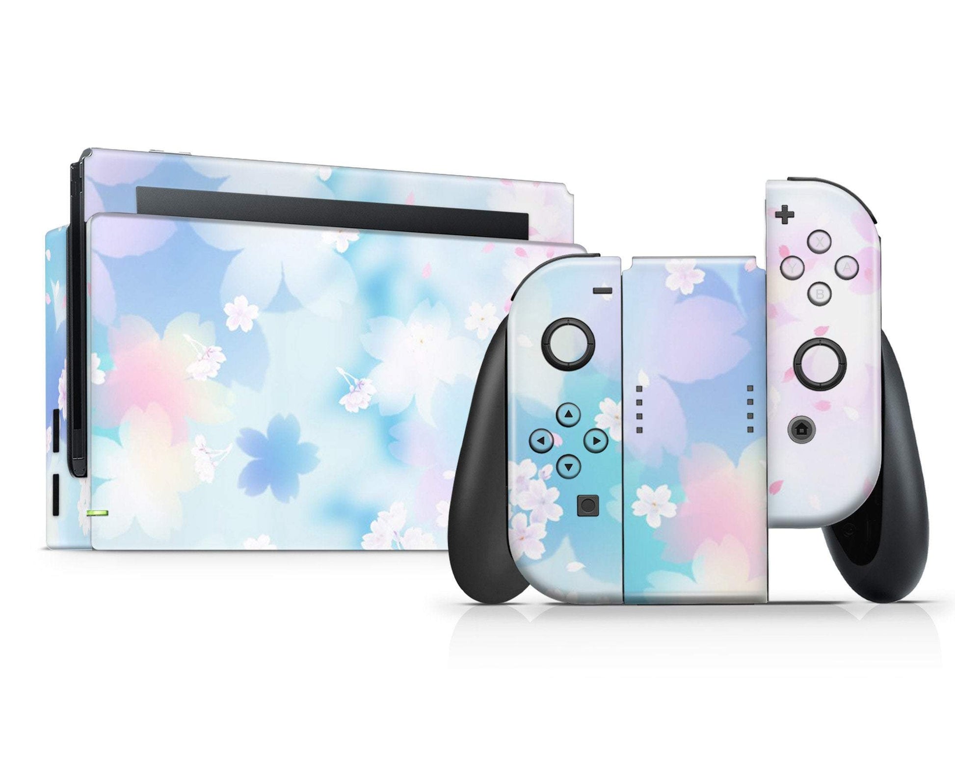 Lux Skins Nintendo Switch Cherry Blossom Sakura Flower Classic no logo Skins - Art Floral Skin