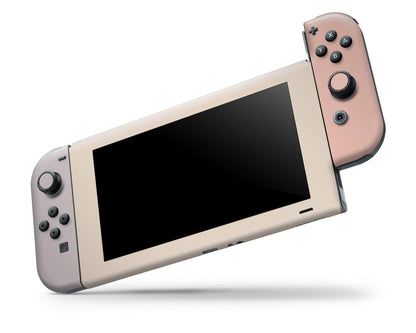 Lux Skins Nintendo Switch Ceramic Rose Pastels Classic no logo Skins - Solid Colours Colour Blocking Skin