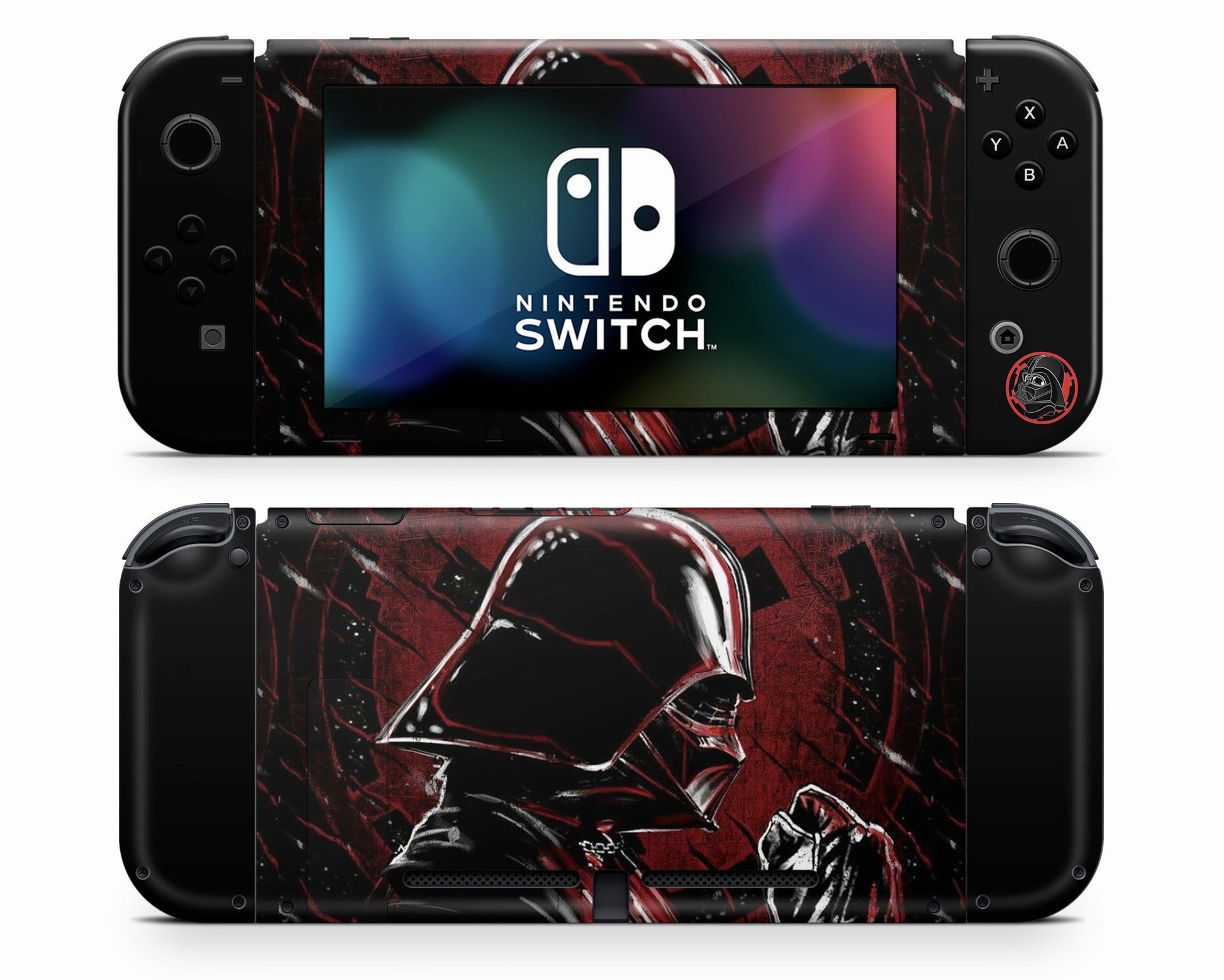 Lux Skins Nintendo Switch Star Wars Darth Vader Red Full Set Skins - Pop culture Star Wars Skin