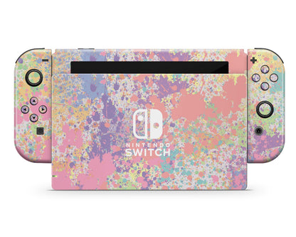 Paint Splatter Art Nintendo Switch Skin