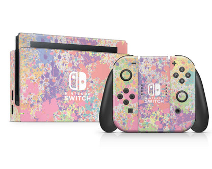 Paint Splatter Art Nintendo Switch Skin