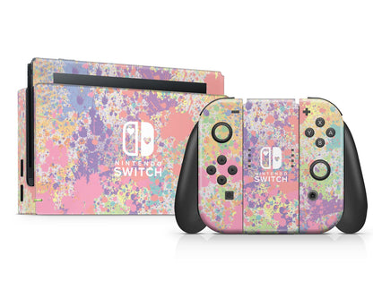 Paint Splatter Art Nintendo Switch Skin