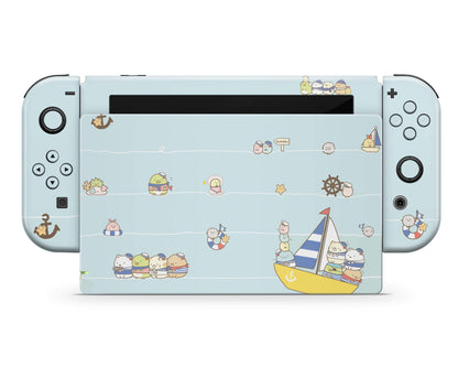 Lux Skins Nintendo Switch Sumikko Gurashi Set Sail Full Set Skins - Pop culture Sumikko Gurashi Skin