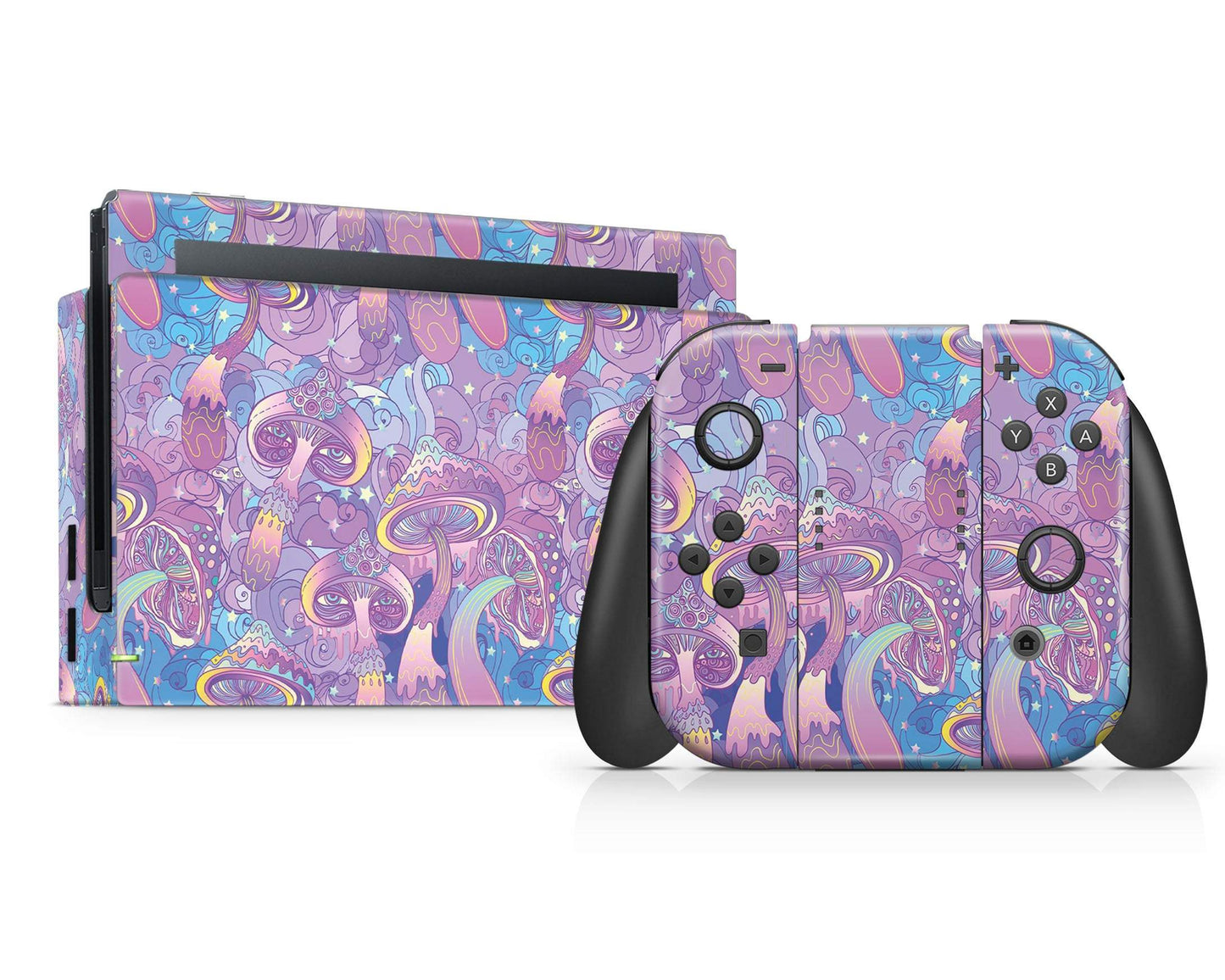 Lux Skins Nintendo Switch Psychedelic Mushroom Classic no logo Skins - Art Artwork Skin